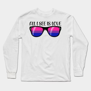 Bisexual Sunglasses - Love Long Sleeve T-Shirt